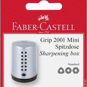FABER-CASTELL Grip 2001 Mini Spitzdose 183787 silber