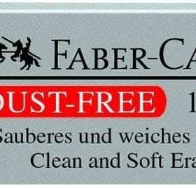 FABER-CASTELL Kunststoffradierer DUST-FREE 187121 schwarz