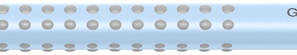 FABER-CASTELL Bleistift Grip 2001 B 217274 sky blue, mit Radierer