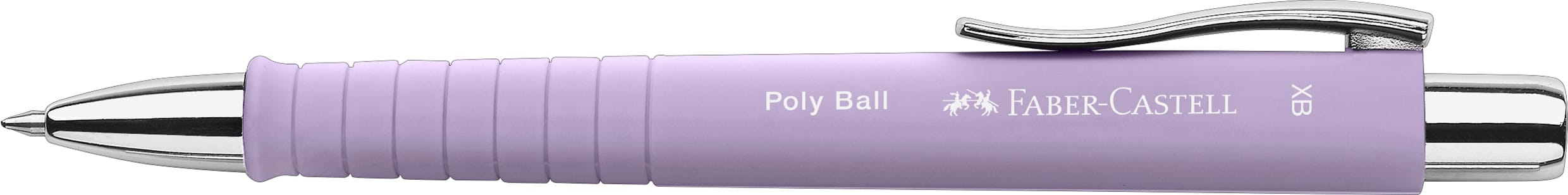 FABER-CASTELL-241104-6933256654595 FABER-CASTELL Kugelschreiber Poly Ball XB 241104 sweet lilac – Bild 1