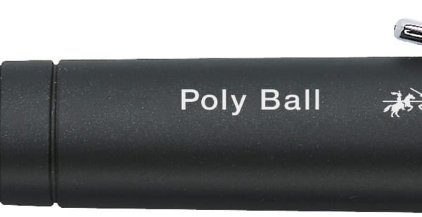 FABER-CASTELL Kugelschreiber Poly Ball XB 241153 schwarz