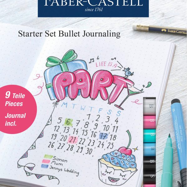 FABER-CASTELL PITT Artist Pen 267125 Starter Set Bullet Journaling