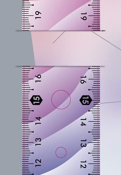 FABER-CASTELL Lineal 30cm 570012 Rainbow, flexibel