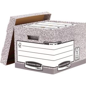 FELLOWES BankersBox Standard 00810-FFEU grau/weiss 33.5x29.2x40.4cm