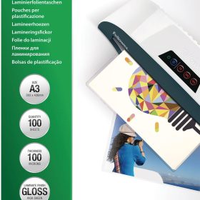 FELLOWES Laminiertasche A3 5351205 glanz, 100my 100 Stk