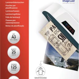 FELLOWES Laminiertasche A3 5396501 glanz, 125my 25 Stk