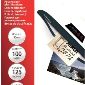 FELLOWES Laminiertasche 60x90mm 5397402 glanz, 125my 100 Stk