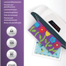 FELLOWES Laminiertasche A4 5452103 matt, 80my 100 Stk