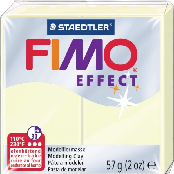 FIMO Knete Soft 57g 8010-041 Nachtleuchtend