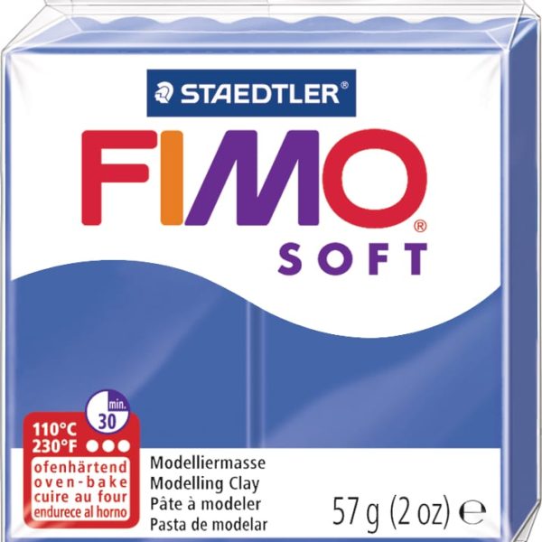 FIMO Knete Soft 57g 8020-33 blau