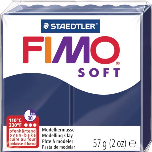 FIMO Knete Soft 57g 8020-35 blau