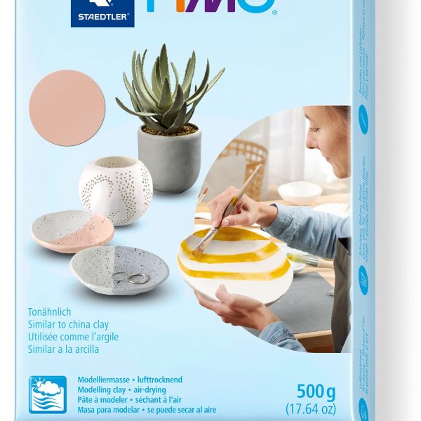 FIMO Knete Air 500g 8100-43 blassrosa