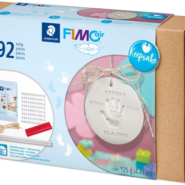 FIMO Knete Air light Set 125g 81Set03 92 teilig