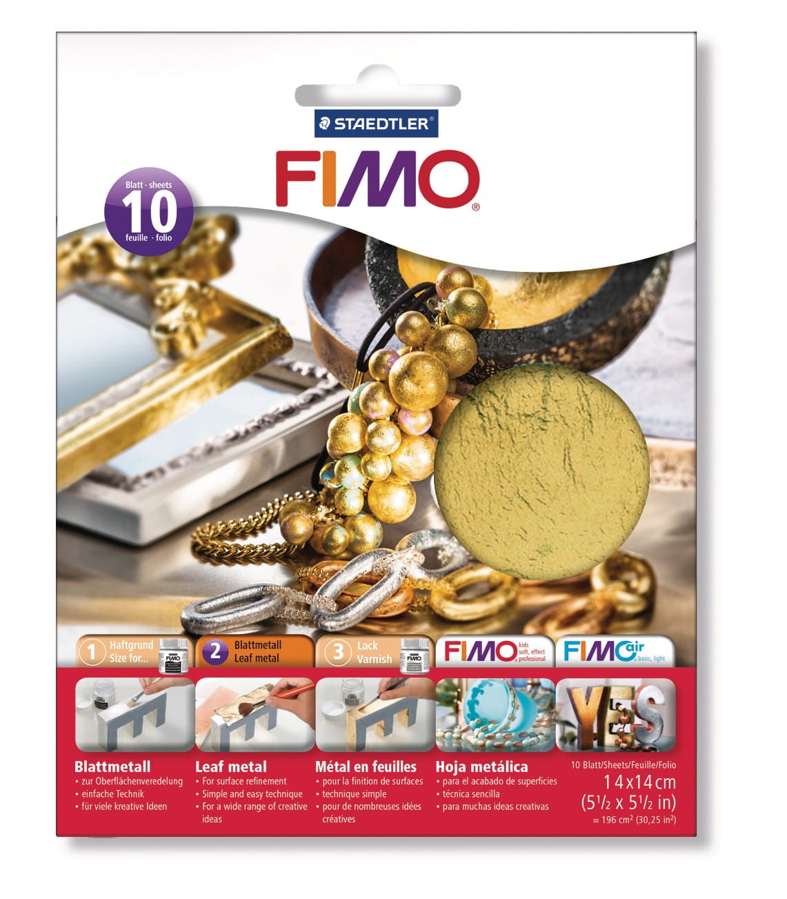FIMO-8781-11-4007817014837 FIMO Blattmetall 14x14cm 8781-11 gold – Hochwertig & günstig bei ShopDeca