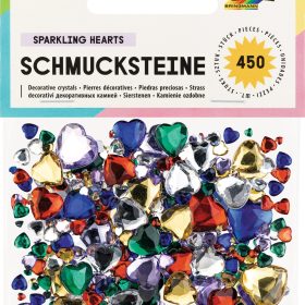 FOLIA Schmucksteine 1241 Sparkling Hearts