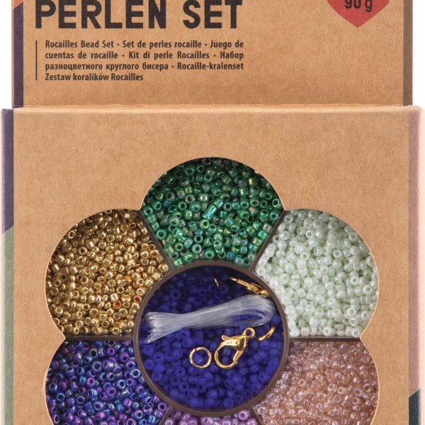 FOLIA Rocailles-Perlen-Set 12912 Mermaid