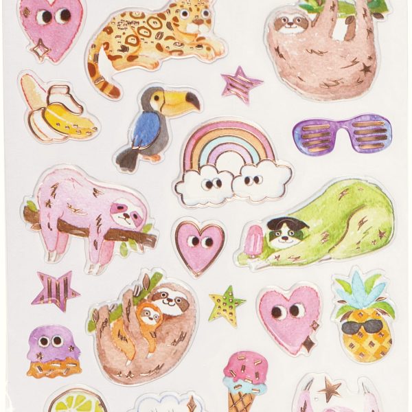 FOLIA Epoxy-Sticker 10x15cm 16301 Summer