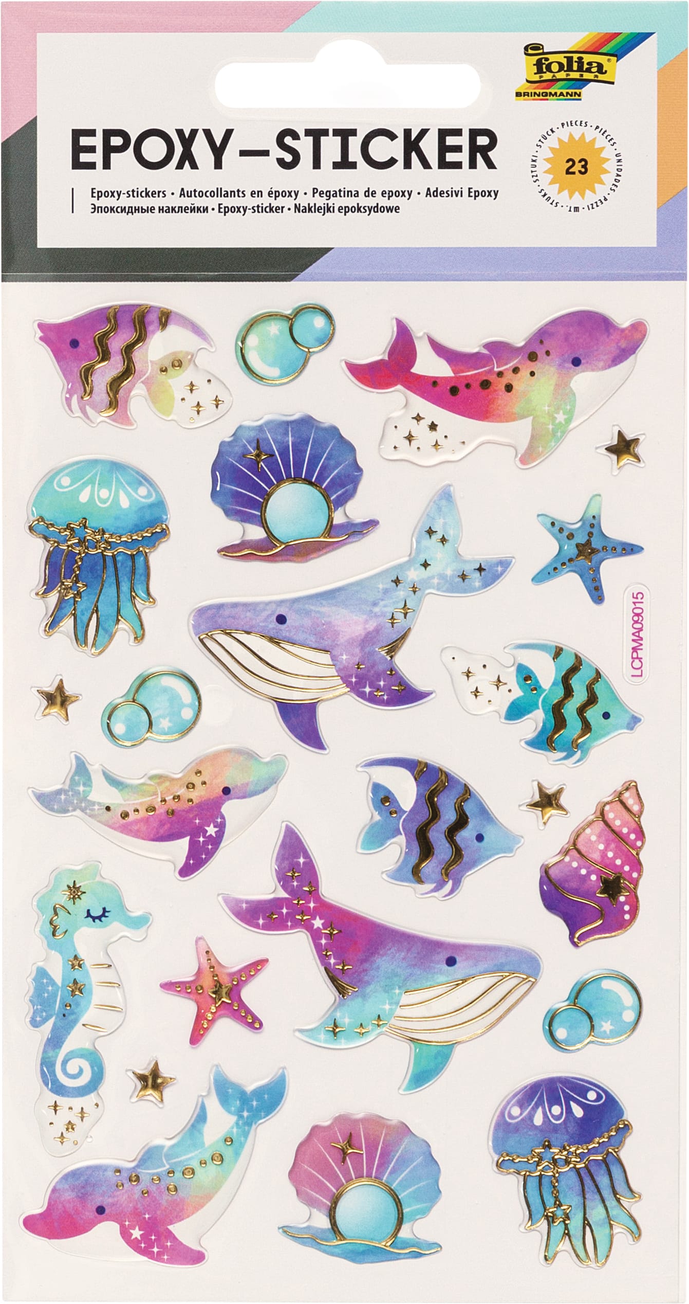 FOLIA-16302-4001868106732 FOLIA Epoxy-Sticker 10x15cm 16302 Underwater – Hochwertig & günstig bei ShopDeca