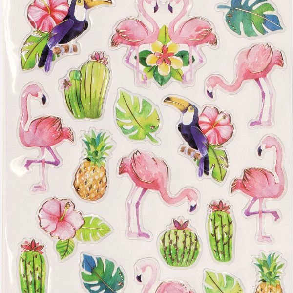 FOLIA Epoxy-Sticker 10x15cm 16304 Tropical