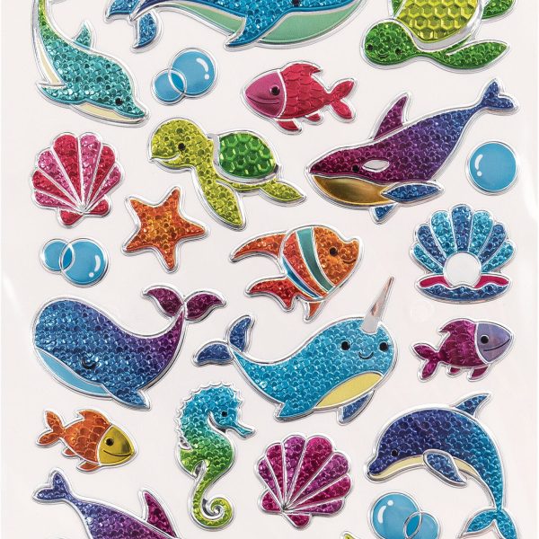 FOLIA Bubble-Sticker 14x21cm 19502 Underwater