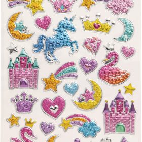 FOLIA Bubble-Sticker 14x21cm 19504 Fantasy