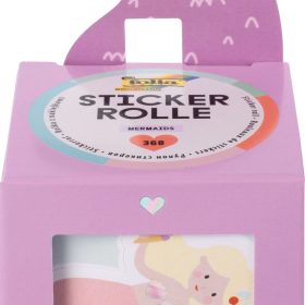 FOLIA Stickerrolle 4m 27101 Mermaids 368 Teile