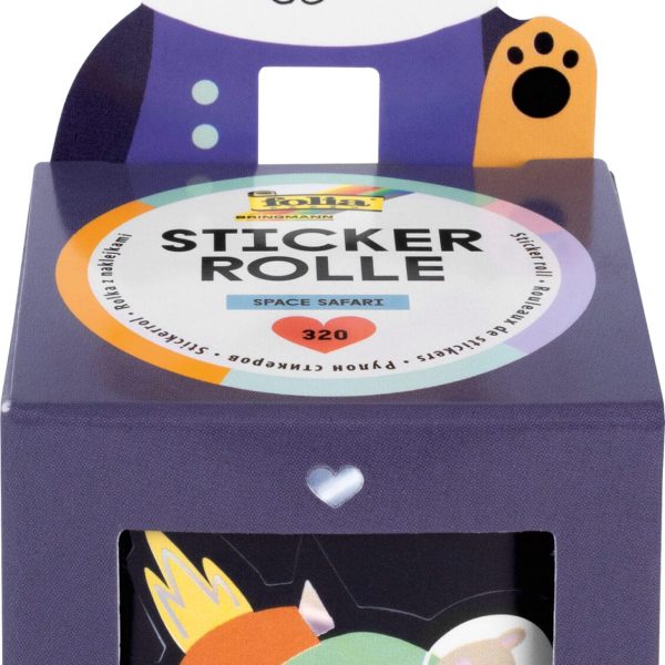 FOLIA Stickerrolle Space Safari 4m 27103 irisierend