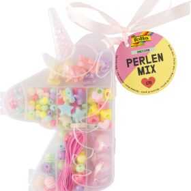 FOLIA Perlen Mix 32021 Unicorn 170 Teile