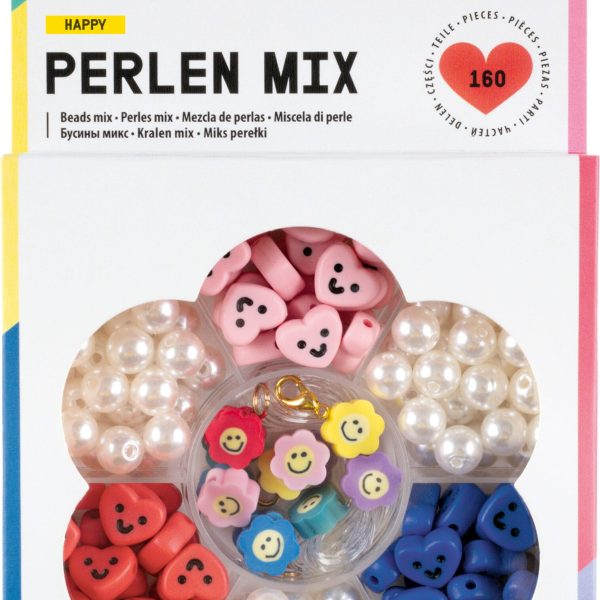 FOLIA Perlen Mix 32023 Happy 160 Teile