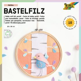 FOLIA Bastelfilz 150g,20x30cm 520495 Pastell