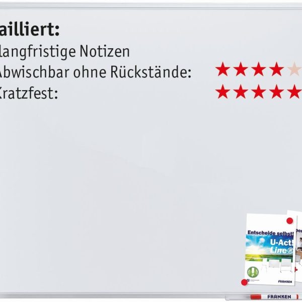 FRANKEN Whiteboard 90x120cm SC3203 X-tra!Line emailliert