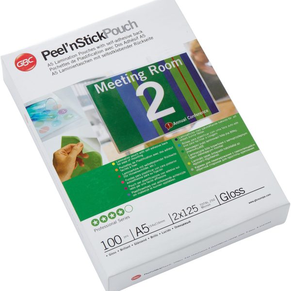 GBC Laminiertasche A5 3747244 glanz 125my selbstkl. 100 Stk