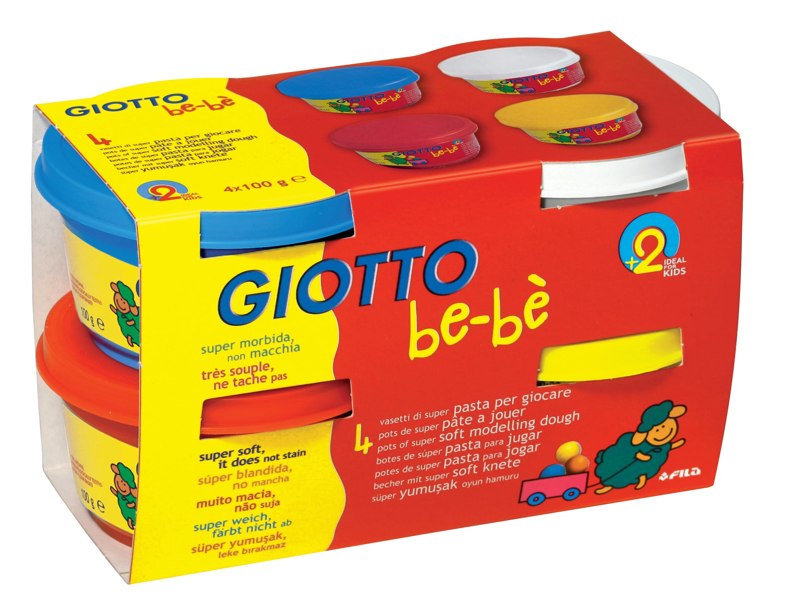 GIOTTO-464901-8000825464911 GIOTTO Modellierknete 464901 4x100g – Hochwertig & günstig bei ShopDeca