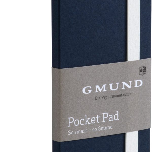 GMUND Pocket Pad 6.7x13.8cm 38787 midnight, blanko 100 Seiten