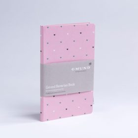GMUND Bavarian Book 13.5x20cm 39449 rosa, dotted 112 Seiten