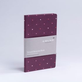 GMUND Bavarian Book 13.5x20cm 39456 merlot, dotted 112 Seiten