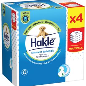 HAKLE Feuchtes Toilettenpapier 4516892 klassische Sauberkeit 4x42Stk.