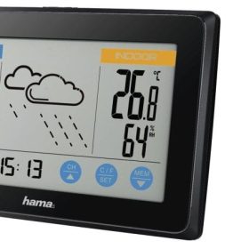 HAMA Wetterstation 186314 Touch schwarz