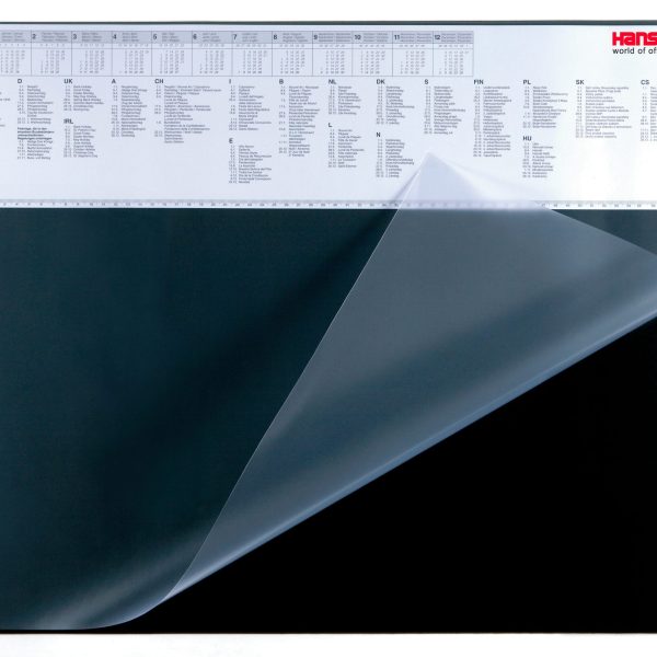 HANSA Schreibunterlage 41-6002.003 CalendarPad 65x50cm schwarz