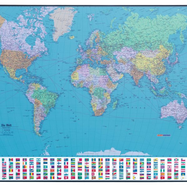 HANSA Schreibunterlage 41-6022.201 GEOPad Welt (E) 65x50cm