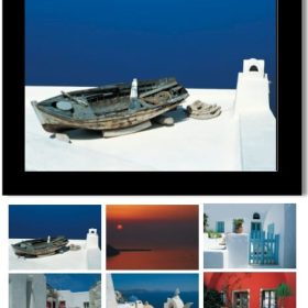 HASCHEMI Doppelkarten-Box 820 820 GRIECHISCHE INSELN