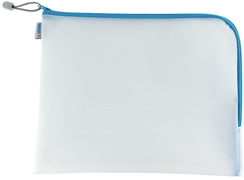 HERMA-20015-4008705200158 HERMA Dokumententasche mit Zip A4 20015 blau, 36x28cm – Hochwertig & günstig bei ShopDeca