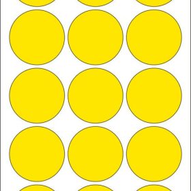 HERMA Markierungspunkte 32mm 2271 gelb 480 St./32 Blatt