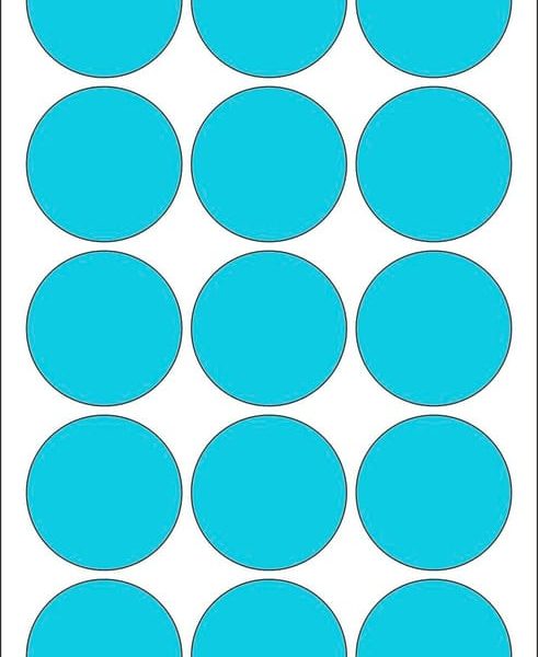 HERMA Markierungspunkte 32mm 2273 blau 480 St./32 Blatt