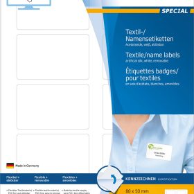 HERMA Namensetiketten 80x50mm 4514 weiss 200 Stk./20 Bl.