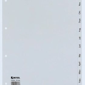 HETZEL Register PP A4 25658581 grau Dez-Jan DE