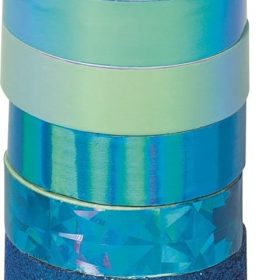 HEYDA Deko-Tape blau 203584516 4x12mmx5m/1x12mmx2m