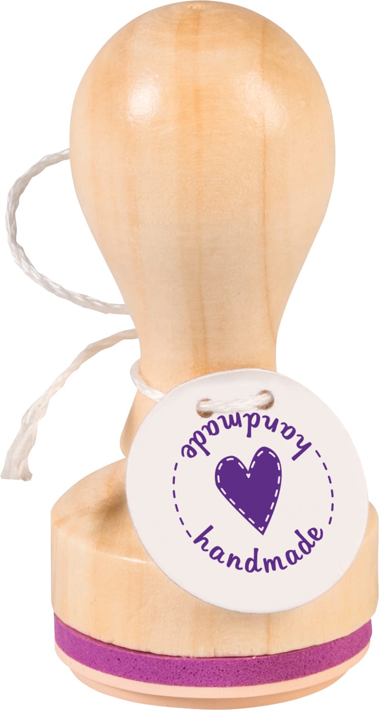 HEYDA-211803001-4011643940727 HEYDA Stempel handmade 3.2cm 211803001 Holz matt – Hochwertig & günstig bei ShopDeca