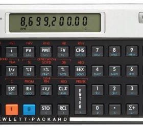 HP Finanzrechner 12CPLAT Platinum