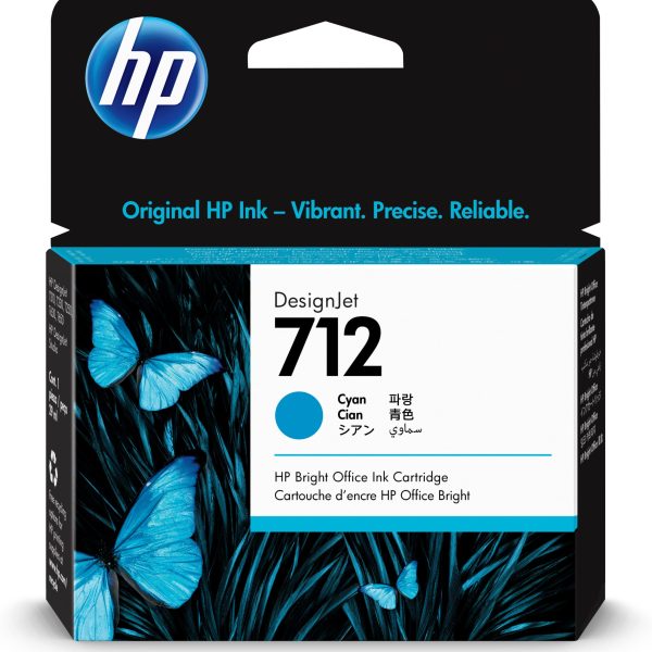 HP Tintenpatrone 712 cyan 3ED67A DesignJet T230/250/630 29ml